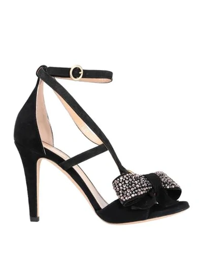 Shop Chloé Woman Sandals Black Size 8 Soft Leather