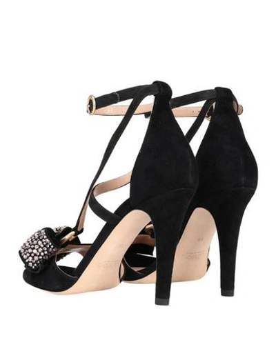 Shop Chloé Woman Sandals Black Size 8 Soft Leather