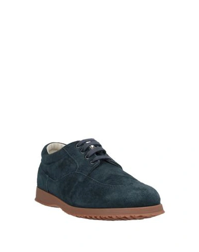 Hogan Lace-up Shoes In Blue