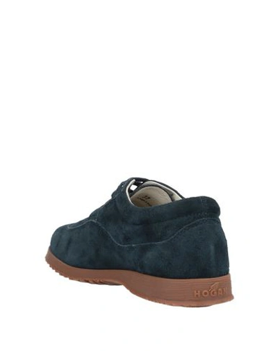 Hogan Lace-up Shoes In Blue