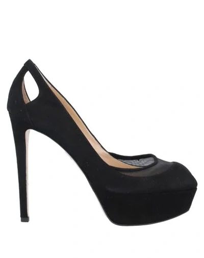 Shop Emporio Armani Pumps In Black