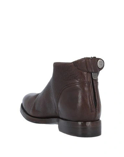 Shop Alberto Fasciani Ankle Boots In Dark Brown