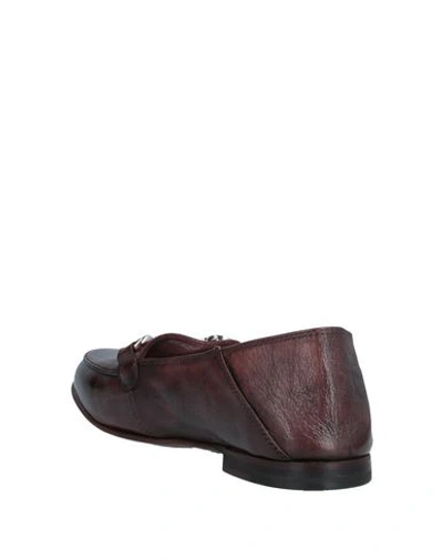 Shop Alexander Hotto Loafers In Dark Brown