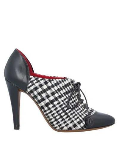 Shop Moschino Cheap And Chic Laced Shoes In Black