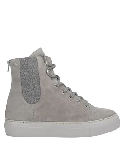 Shop Agl Attilio Giusti Leombruni Sneakers In Light Grey