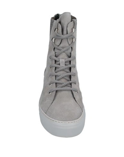 Shop Agl Attilio Giusti Leombruni Sneakers In Light Grey