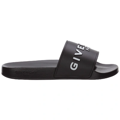 Shop Givenchy Men's Slippers Sandals Rubber In Black