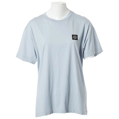 Pre-owned Stone Island Blue Cotton T-shirts