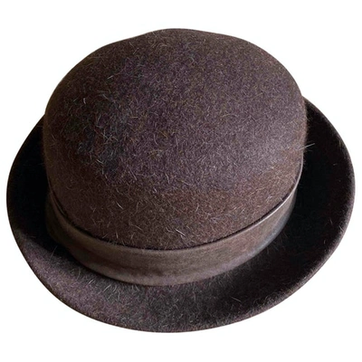 Pre-owned Bogner Wool Hat In Brown