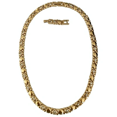 Pre-owned Nina Ricci Gold Metal Necklace