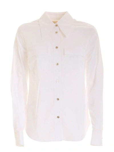 Shop Michael Kors Patch Pockets Shirt In White