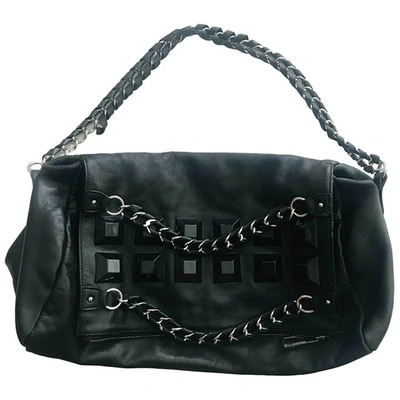Pre-owned By Malene Birger Leather Handbag In Black