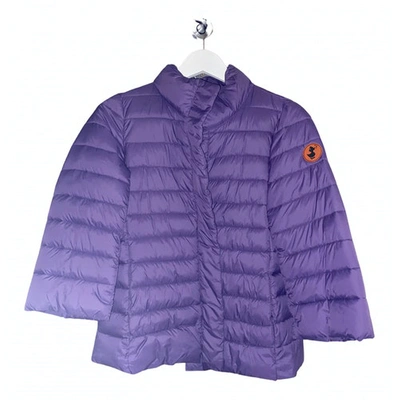 Pre-owned Save The Duck Short Vest In Purple