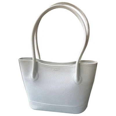 Pre-owned Osprey White Leather Handbag