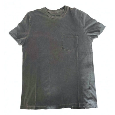 Pre-owned Zadig & Voltaire Grey Cotton T-shirt