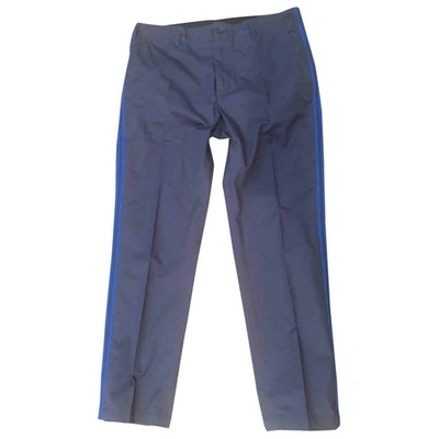 Pre-owned Engineered Garments Trousers In Blue