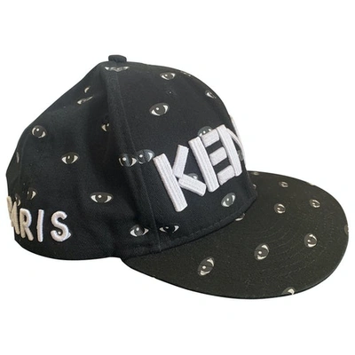 Pre-owned Kenzo Cloth Hat In Black