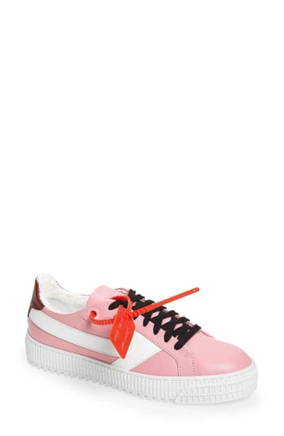 Shop Off-white Arrow Low Top Sneaker In Pink/ White