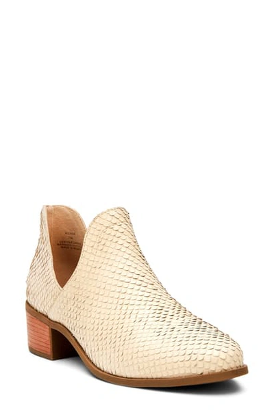Shop Matisse Seeker Textured Bootie In Ivory Leather