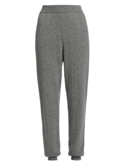 Shop The Row Ardo Cashmere Pull-on Pants In Dark Grey