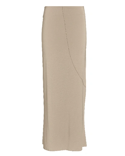 Shop The Line By K Vana Knit Midi Skirt In Beige