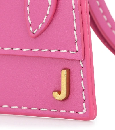 Shop Jacquemus Le Porte Clés Chiquito Leather Keyring In Pink