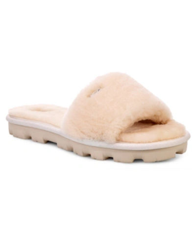 Shop Ugg Women's Cozette Sandal Slippers In Natural