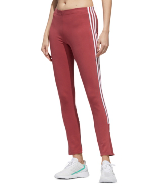 Adidas Originals New 3-stripe Leggings In Legend Red | ModeSens