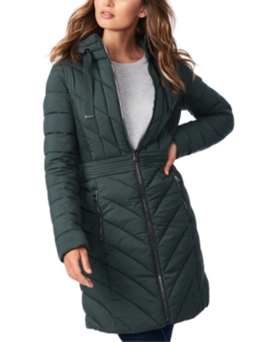 Bernardo packable shop hooded walker coat
