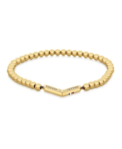 Shop Tommy Hilfiger Women's Gold-tone Bead Bracelet