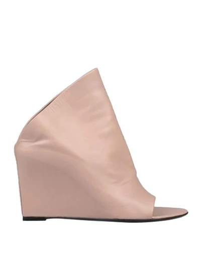 Shop Balenciaga Ankle Boots In Blush