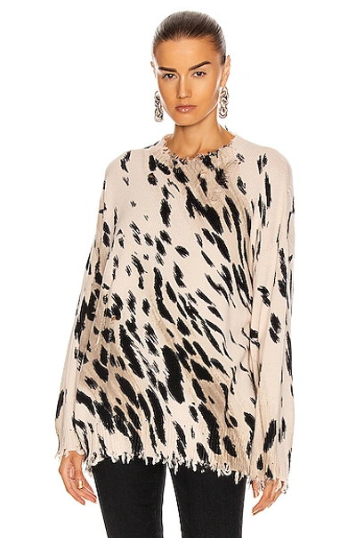 Shop R13 Cheetah Oversized Sweater