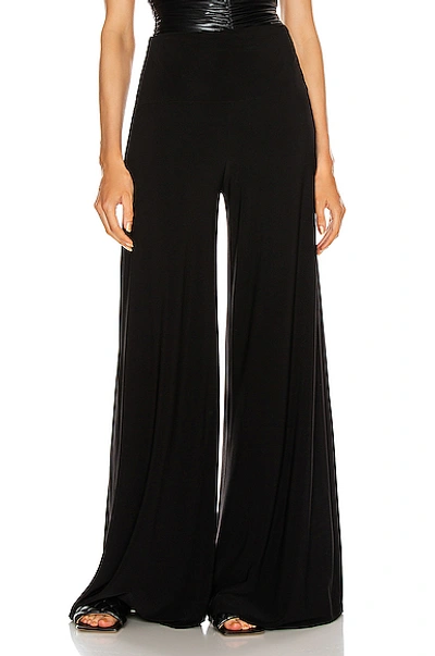 Shop Norma Kamali Elephant Pant In Black