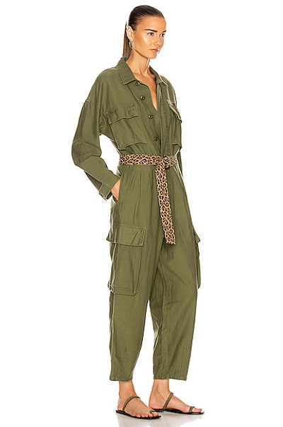 Shop R13 Abu Jumpsuit In Olive