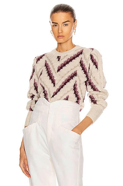 Shop Isabel Marant Étoile Glenny Sweater In Rosewood