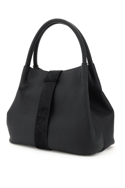 Shop Zanellato Pura Line Zoe M Bag In Black