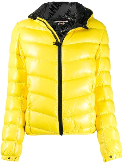 Shop Colmar Short Padded Jacket In Yellow
