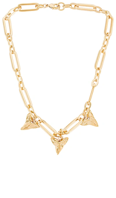 Shop Joolz By Martha Calvo Ocean Deep Necklace In Gold