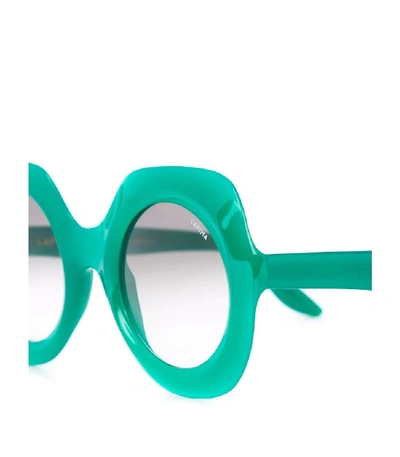 Shop Lapima Green Paula Sunglasses