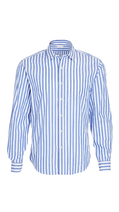 Shop Alex Mill Standard Shirt In Blue/white