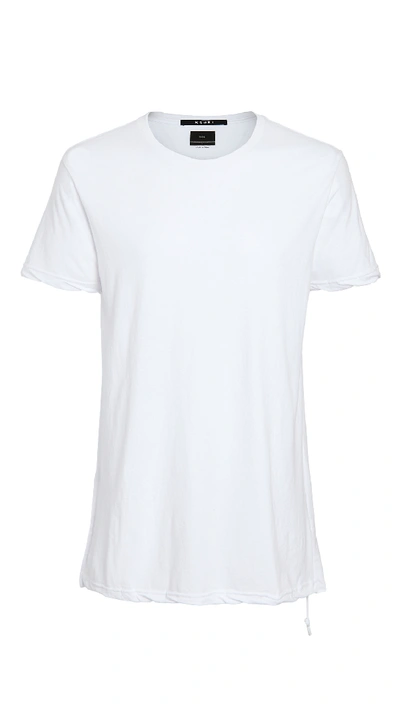 Shop Ksubi Seeing Lines Short Sleeve T-shirt In White