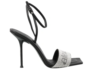 Shop Alexander Wang Julie Sandals In Black