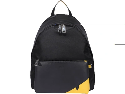 Shop Fendi Corner Bugs Backpack In Black