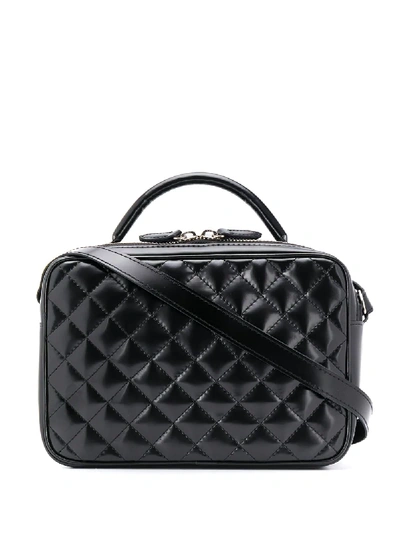 Shop Junya Watanabe Square Quilted Tote In Black