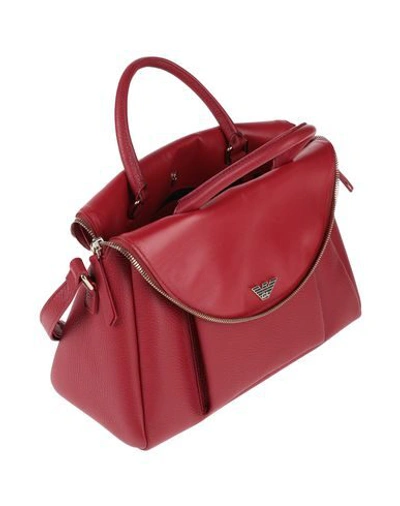 Shop Emporio Armani Handbag In Red