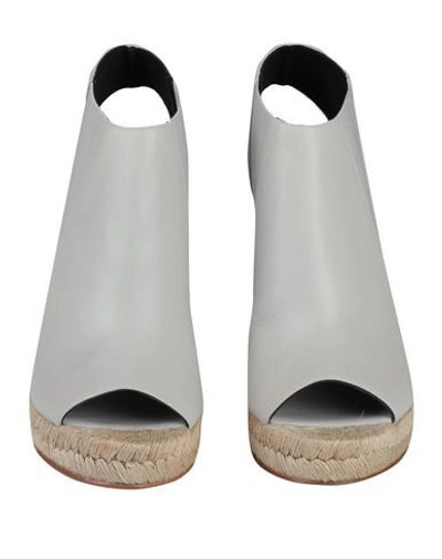Shop Balenciaga Sandals In Light Grey
