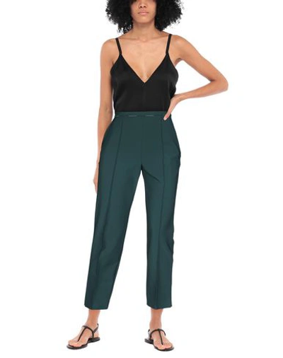 Elisabetta Franchi Casual Pants In Emerald Green