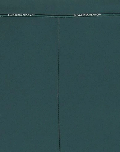 Elisabetta Franchi Casual Pants In Emerald Green