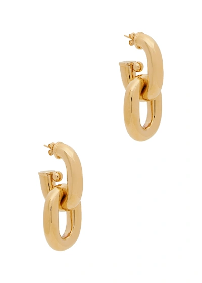 Shop Rabanne Xl Link Gold-tone Drop Earrings