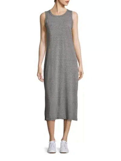Shop Current Elliott The Perfect Muscle Tee Dress In Heather Grey